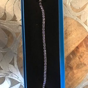 Heidi DAUS Lavender crystal bracelet